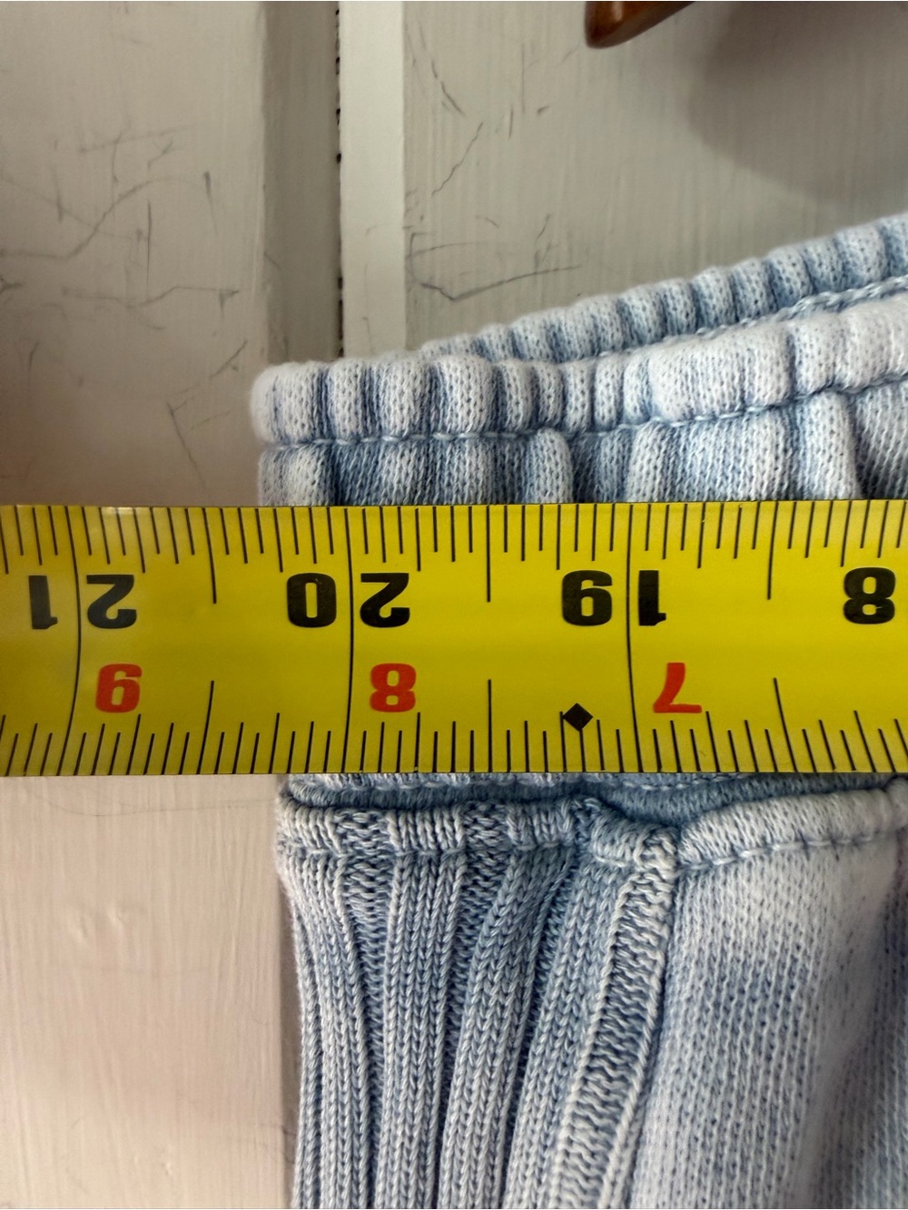 aerie Light Blue Oversized Sweatshirt & Barrel Pants Set, Size L/XL (see notes) - Picture 10 of 11